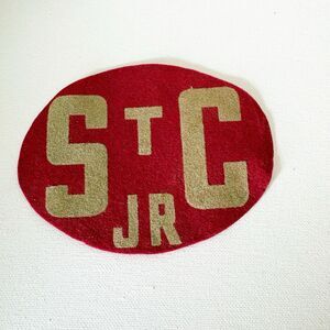 St Christophers School JR Richmond VA Letterman Patch Football 1950s 1960s
